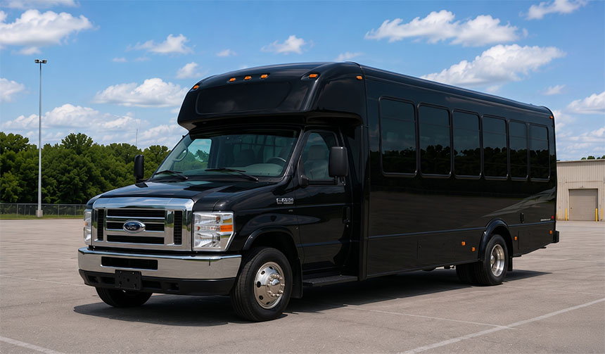 20-passenger minibus for charter in Milwaukee, WI