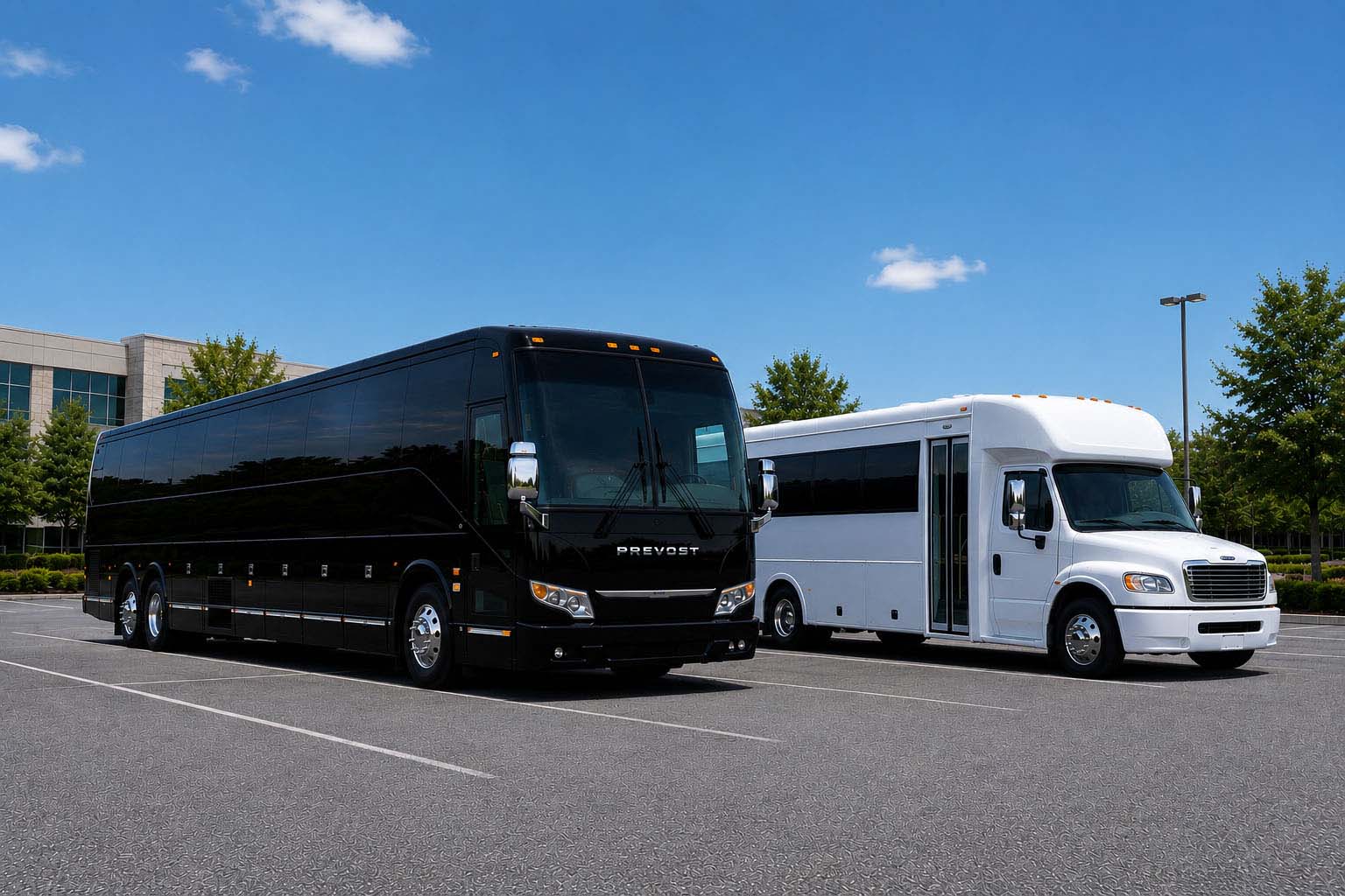 Charter bus rental in Milwaukee, WI